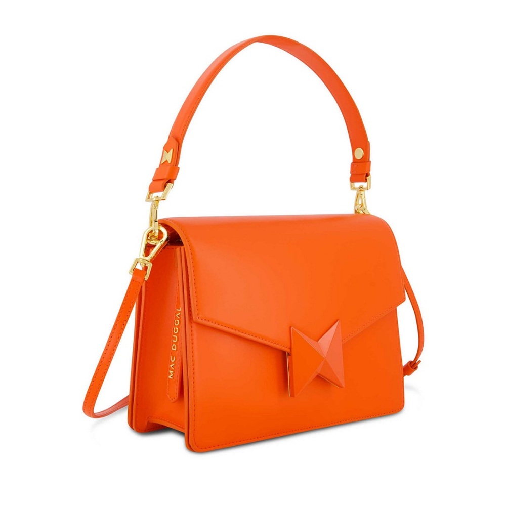 Mac Duggal Medium Classic Leather Shoulder Bag- NWT